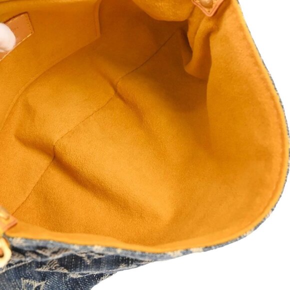 Louis Vuitton Blue Monogram Denim Mini Pleaty Handbag - Picture 7 of 11